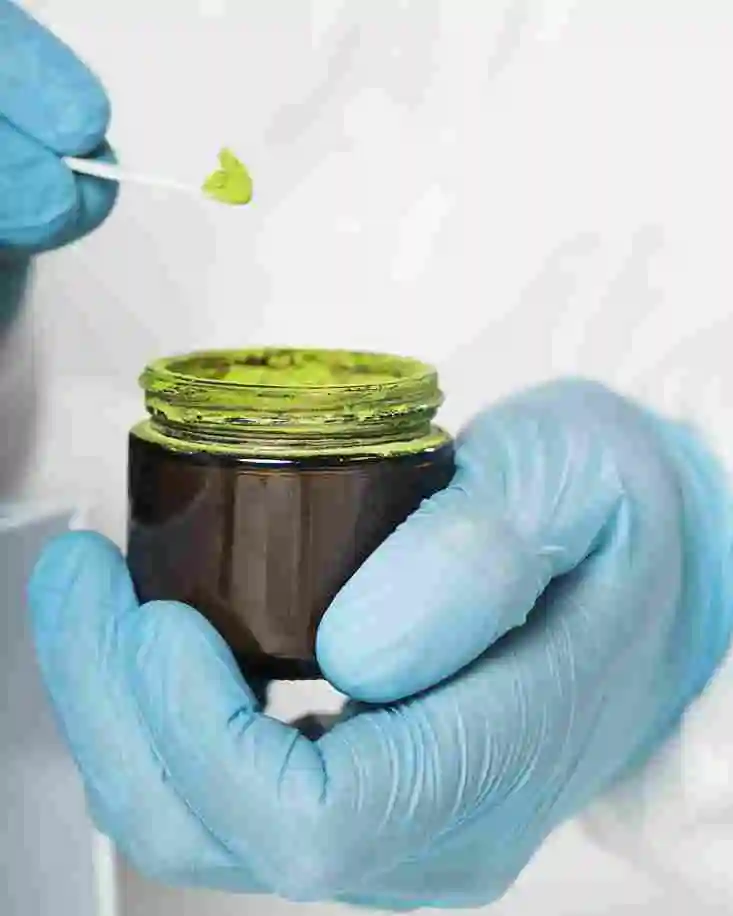 Rooh Etibb laboratory testing of herbal paste
