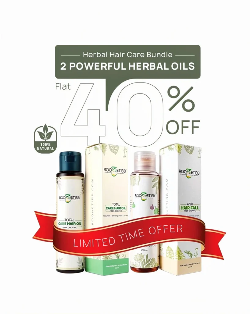 Natural herbal hair oils for daily hair care